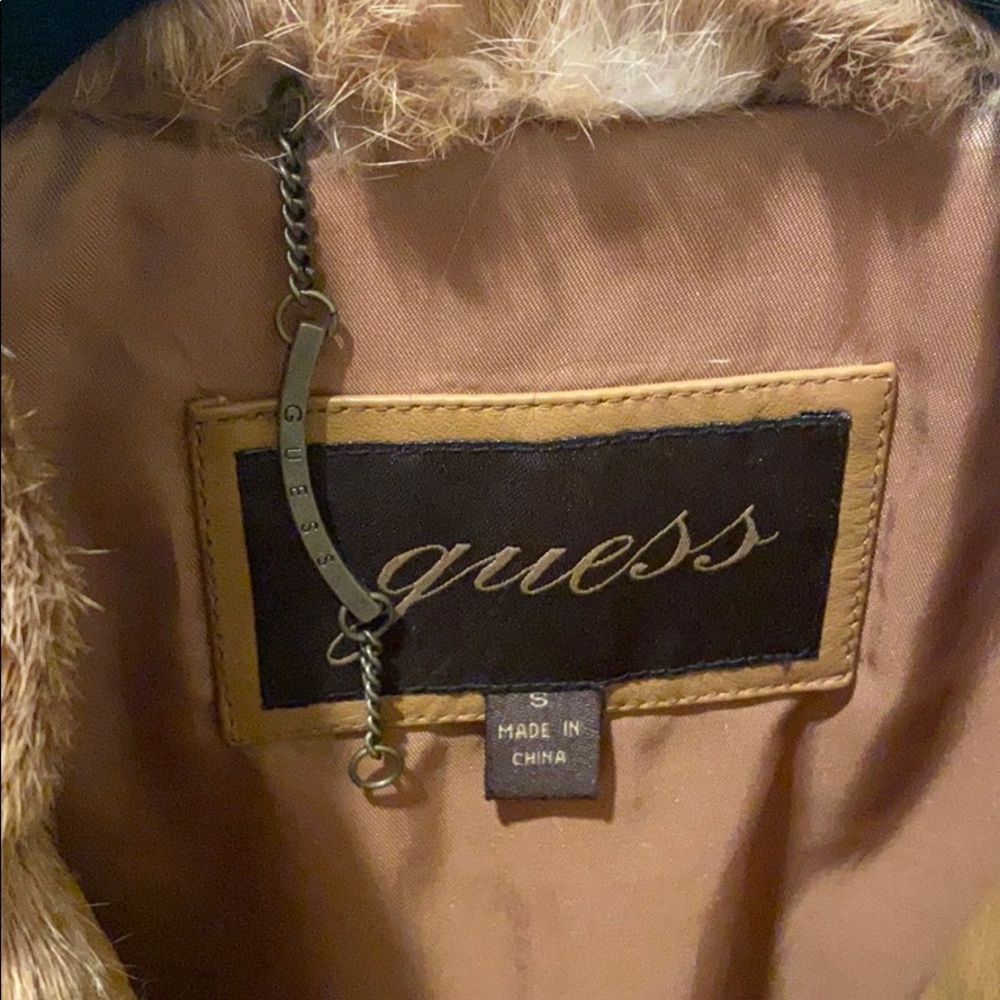 Guess Rabbit Fur Jacket - Picture 2 of 4